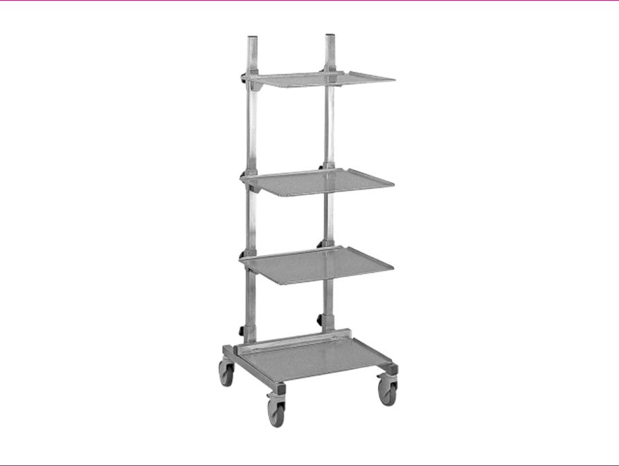 CARRELLO PER ENDOSCOPIA
